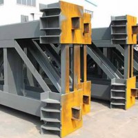 青海彩钢钢结构厂家/新顺达钢结构工程施工格构柱