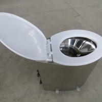河南水冲便器定制加工/普森金属不锈钢便器厂家零售