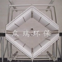 四川水平除雾器订做|河北众瑞环保公司生产菱形屋脊除雾器